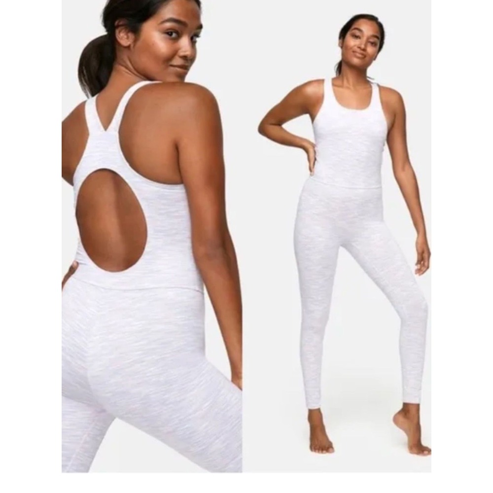 Outdoor Voices FreeForm Jumpsuit | Super Bloom Pastel Space Dye | XS
